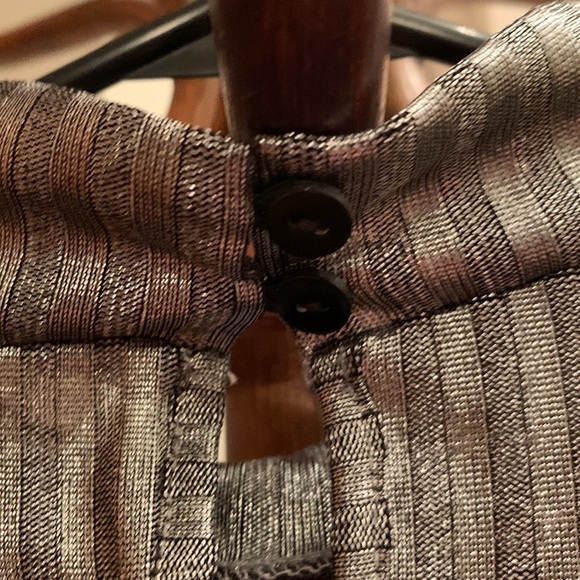 Forever 21 Party Collection Metallic Silver Bodysuit - Picture 5 of 6